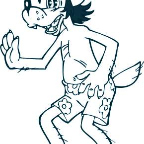 Раскраска Ну погоди