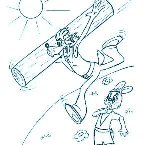 Раскраска Ну погоди