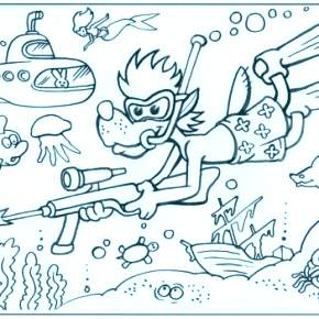 Раскраска Ну погоди