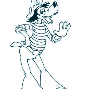 Раскраска Ну погоди