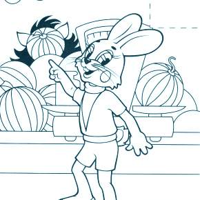 Раскраска Ну погоди