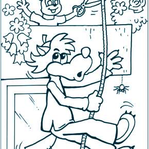 Раскраска Ну погоди