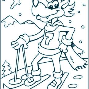 Раскраска Ну погоди