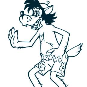 Раскраска Ну погоди