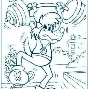 Раскраска Ну погоди