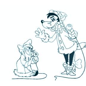 Раскраска Ну погоди