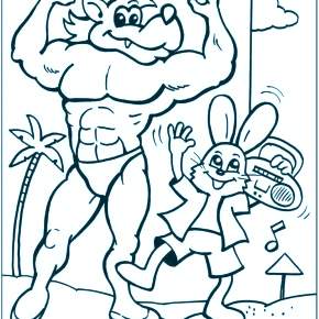 Раскраска Ну погоди