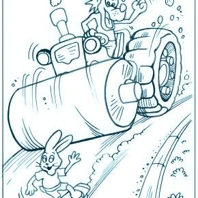 Раскраска Ну погоди