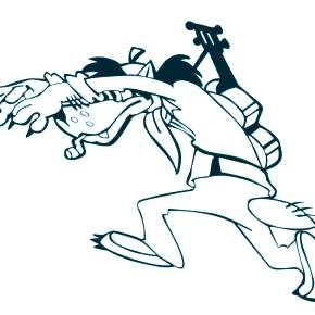 Раскраска Ну погоди