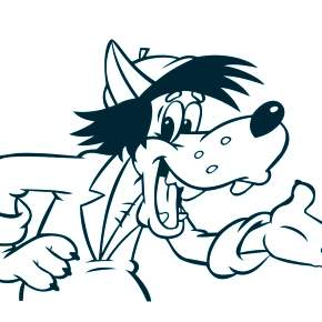 Раскраска Ну погоди