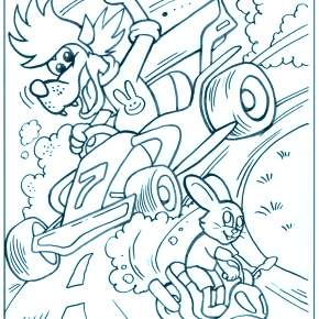 Раскраска Ну погоди