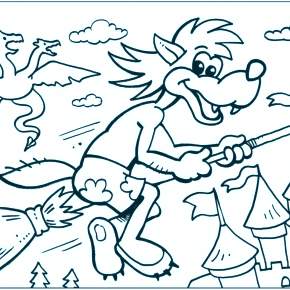 Раскраска Ну погоди