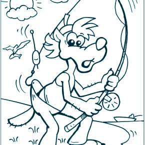 Раскраска Ну погоди