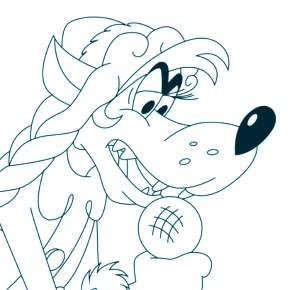 Раскраска Ну погоди