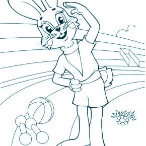 Раскраска Ну погоди