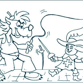 Раскраска Ну погоди