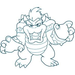 Раскраска Марио