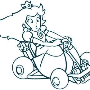 Раскраска Марио