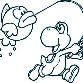 Раскраска Марио