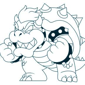 Раскраска Марио