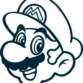 Раскраска Марио