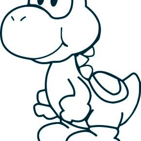 Раскраска Марио