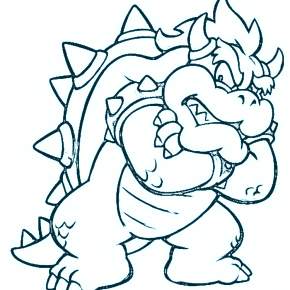 Раскраска Марио