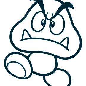 Раскраска Марио