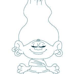 Раскраска Тролли