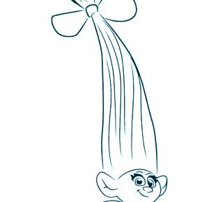 Раскраска Тролли