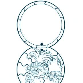 Раскраска Тролли