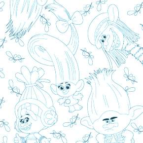 Раскраска Тролли