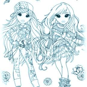 Раскраска кукла Мокси Раскраска кукла Мокси