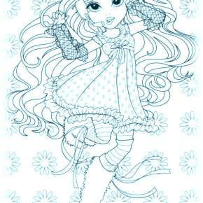 Раскраска кукла Мокси Раскраска кукла Мокси