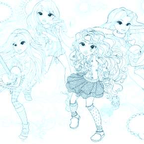 Раскраска кукла Мокси Раскраска кукла Мокси