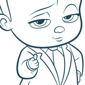 Раскраска Босс Молокосос