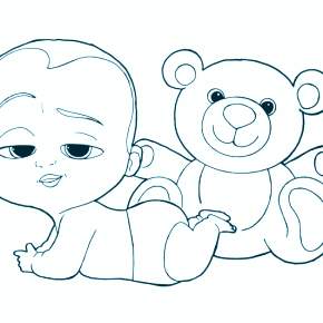 Раскраска Босс Молокосос