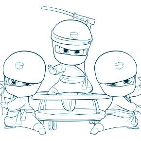 Раскраска Босс Молокосос