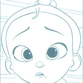 Раскраска Босс Молокосос