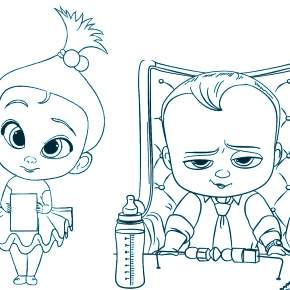 Раскраска Босс Молокосос