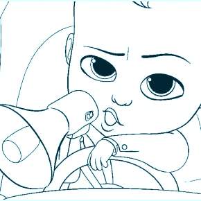 Раскраска Босс Молокосос