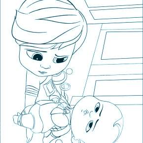 Раскраска Босс Молокосос