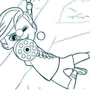 Раскраска Босс Молокосос