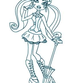 Раскраски Монстры Хай Раскраски Монстры Хай