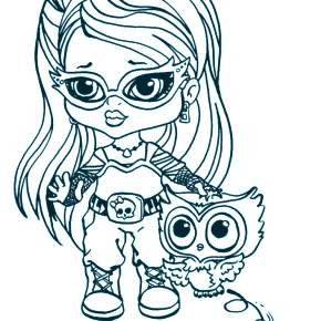 Раскраски Монстры Хай Раскраски Монстры Хай