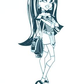 Раскраски Монстры Хай Раскраски Монстры Хай