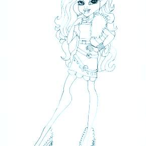 Раскраски Монстры Хай Раскраски Монстры Хай