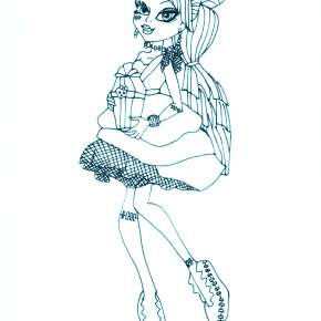 Раскраски Монстры Хай Раскраски Монстры Хай