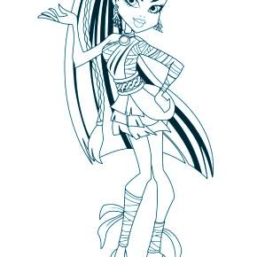 Раскраски Монстры Хай Раскраски Монстры Хай