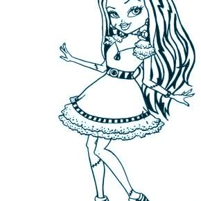 Раскраски Монстры Хай Раскраски Монстры Хай